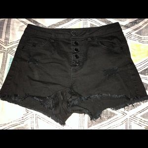 Refuge Denim Distressed Jean Shorts